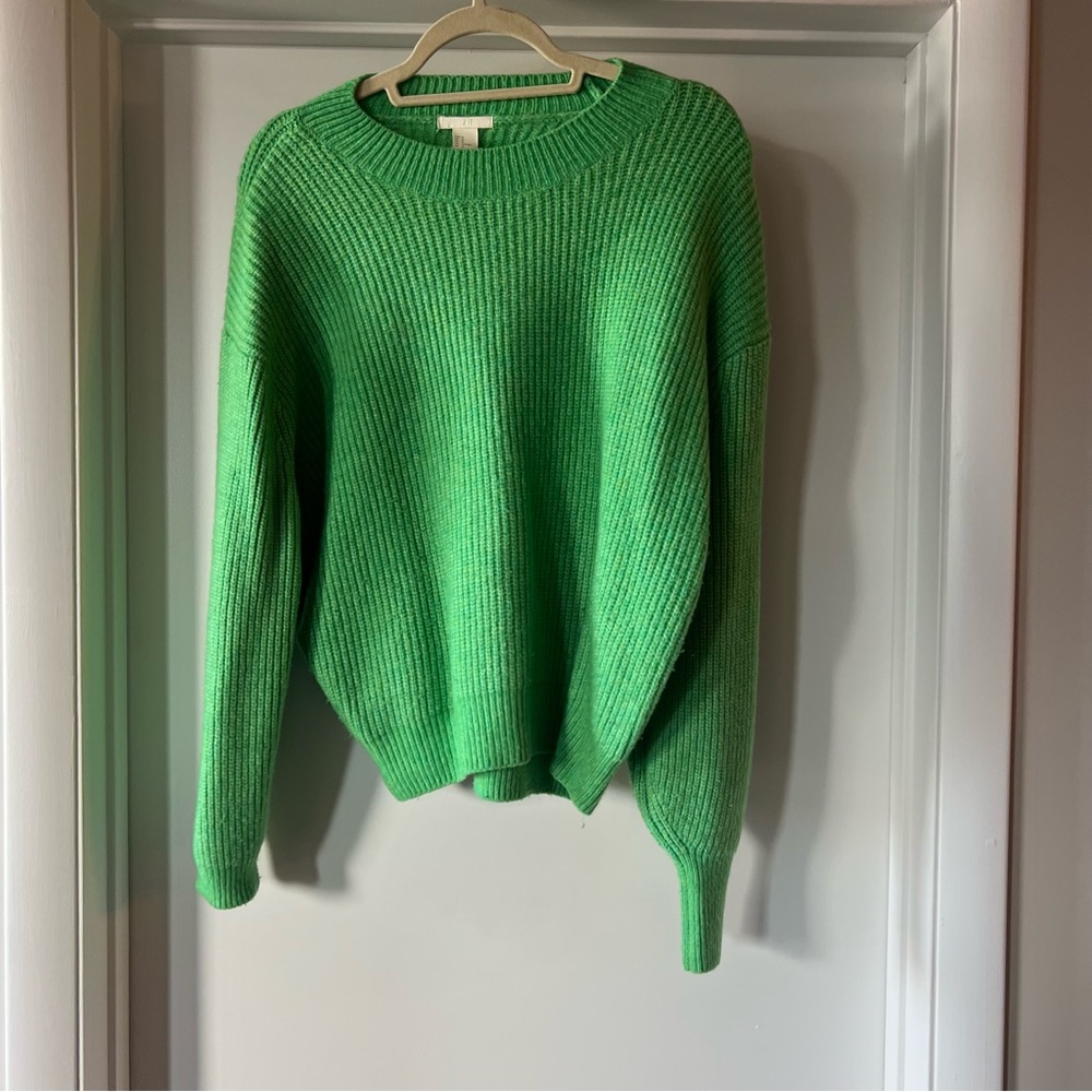 H&M Green Knit Sweater